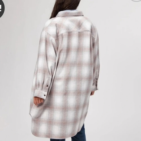 Basin and Range Plaid  Oversized Shacket Medium/Large - Picture 3 of 8